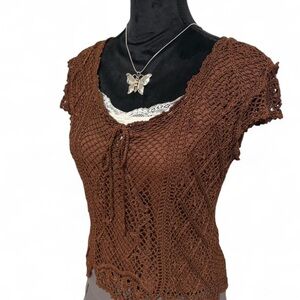 Vintage Crochet Blouse